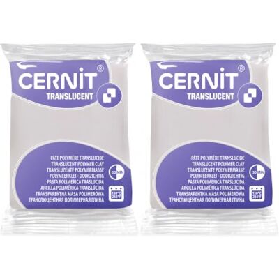 Cernit CE9256005AMZC 2 Blöcke Modelliermasse 56g Transluzend Cernit CE9256005AMZC 2 Blöcke Modelliermasse 56g Transluzend