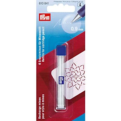 Prym 610841 Ersatzminen für Minenstift Durchmesser 0, 9 mm Weiß Prym 610841 Ersatzminen für Minenstift Durchmesser 0, 9 mm Weiß