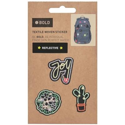 LÄSSIG BOLD Textilsticker selbstklebend (3 Stk.)/BOLD Match Textile Sticker LÄSSIG BOLD Textilsticker selbstklebend (3 Stk.)/BOLD Match Textile Sticker