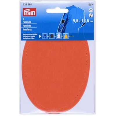 Prym 929386 Patches Velourslederimitat, aufbügelbar, 9,5 x 14,5 cm, pfirsich Prym 929386 Patches Velourslederimitat, aufbügelbar, 9,5 x 14,5 cm, pfirsich