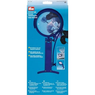 Prym Embroidery 611730 Magnifier Double 8 x 1 x 18 cm Plastic Blue Prym Embroidery 611730 Magnifier Double 8 x 1 x 18 cm Plastic Blue