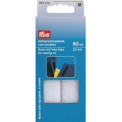 Prym 968555 Haftverschlussband zum Annähen 20 mm weiß Prym 968555 Haftverschlussband zum Annähen 20 mm weiß