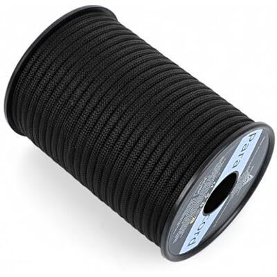 AiQInu 4mm Paracord 30m Spule, 30m SpuleTragfähigkeit Nylon Seil, 9 Kern-Strängen Paracord Bänder 550 lbs, Allzweckseil, Armband, Hundeleine, Nylonschnur, Schwarz AiQInu 4mm Paracord 30m Spule, 30m SpuleTragfähigkeit Nylon Seil, 9 Kern-Strängen Paracord Bänder 550 lbs, Allzweckseil, Armband, Hundeleine, Nylonschnur, Schwarz