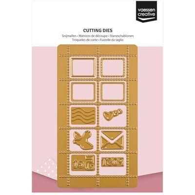 Creative Stanz- und Prägeschablonen Briefmarken & Herzen 11 Cutting Dies Bastelzubehör für Stanzmaschine, Karten Basteln und Scrapbooking Creative Stanz- und Prägeschablonen Briefmarken & Herzen 11 Cutting Dies Bastelzubehör für Stanzmaschine, Karten Basteln und Scrapbooking
