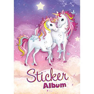 Herma 15425 Stickeralbum leer zum Sammeln A5 Einhorn, beschichtetes Stickerbuch aus Silikonpapier zum Ablösen und Wiederverwenden der Sticker, blanko Sammelalbum für Mädchen Jungen Kinder Herma 15425 Stickeralbum leer zum Sammeln A5 Einhorn, beschichtetes Stickerbuch aus Silikonpapier zum Ablösen und Wiederverwenden der Sticker, blanko Sammelalbum für Mädchen Jungen Kinder