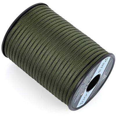 AiQInu 4mm Paracord 30m Spule, 30m SpuleTragfähigkeit Nylon Seil, 9 Kern-Strängen Paracord Bänder 550 lbs, Allzweckseil, Armband, Hundeleine, Nylonschnur, Armeegrün AiQInu 4mm Paracord 30m Spule, 30m SpuleTragfähigkeit Nylon Seil, 9 Kern-Strängen Paracord Bänder 550 lbs, Allzweckseil, Armband, Hundeleine, Nylonschnur, Armeegrün