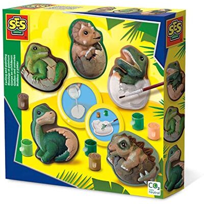 Creative 01411 Dinosaur Gießen und Anmalen-Dino-Eier, Multi, Mittel Creative 01411 Dinosaur Gießen und Anmalen-Dino-Eier, Multi, Mittel