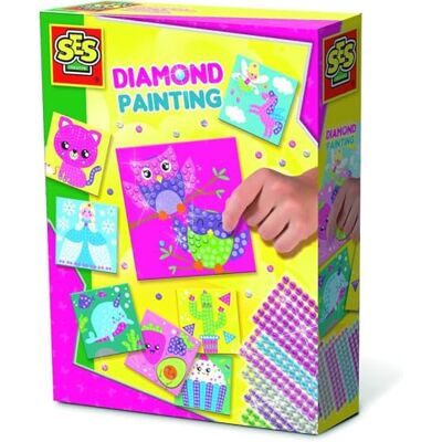 Creative Diamant-Mosaik für Kinder Kreativset ab 3 Jahren 8 Karten + 1080 selbstklebende Strasssteine Fördert Feinmotorik 100% CO₂-neutral Geschenkidee Creative Diamant-Mosaik für Kinder Kreativset ab 3 Jahren 8 Karten + 1080 selbstklebende Strasssteine Fördert Feinmotorik 100% CO₂-neutral Geschenkidee