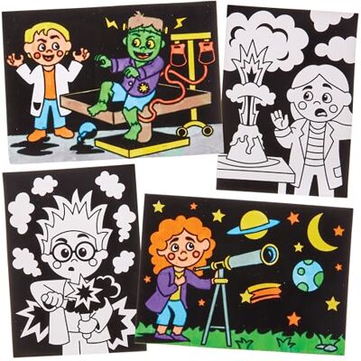 Baker Ross FN064 Samtige Kunstszenen – 10er-Pack Mal- und Bastelsets für Kinder Baker Ross FN064 Samtige Kunstszenen – 10er-Pack Mal- und Bastelsets für Kinder
