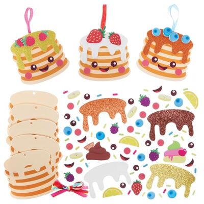 Baker Ross FN385 Pfannkuchen Tag Toppings Mix & Match Kits Packung mit 8, Pfannkuchen Tag Kunst und Handwerk Kits für Kinder Baker Ross FN385 Pfannkuchen Tag Toppings Mix & Match Kits Packung mit 8, Pfannkuchen Tag Kunst und Handwerk Kits für Kinder