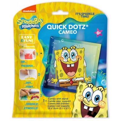DIAMOND DOTZ DOTZIES 2593301 SpongeBob Überraschung, Original 5D Diamond Painting Set, DIY Diamant-Malerei mit Glitzersteinen, Dotting-nach-Zahlen für Kinder ab 6 Jahren, Beginner DIAMOND DOTZ DOTZIES 2593301 SpongeBob Überraschung, Original 5D Diamond Painting Set, DIY Diamant-Malerei mit Glitzersteinen, Dotting-nach-Zahlen für Kinder ab 6 Jahren, Beginner