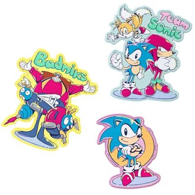 Grupo Erik Patches zum Aufbügeln Bügelbilder für Textilien Sonic The Hedgehog Set 3 Bügelflicken Aufnäher Erwachsene und Kinder Offizieller Sonic Fanartikel Grupo Erik Patches zum Aufbügeln Bügelbilder für Textilien Sonic The Hedgehog Set 3 Bügelflicken Aufnäher Erwachsene und Kinder Offizieller Sonic Fanartikel