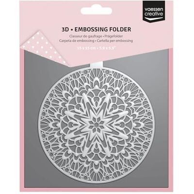 Creative 3D Prägeschablonen Weihnachtskugel von 15 x 15 cm Bastelbedarf für Grüßkarten Bastelzubehör für DIY, Karten Basteln, Journaling und Scrapbooking Creative 3D Prägeschablonen Weihnachtskugel von 15 x 15 cm Bastelbedarf für Grüßkarten Bastelzubehör für DIY, Karten Basteln, Journaling und Scrapbooking