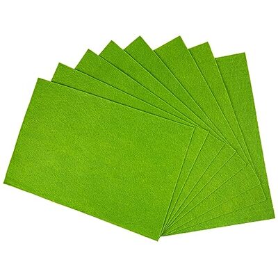 Interdruk Felt Sheets DIY Textile Fabrics Craft 8X A4 Sheets Light Green Interdruk Felt Sheets DIY Textile Fabrics Craft 8X A4 Sheets Light Green
