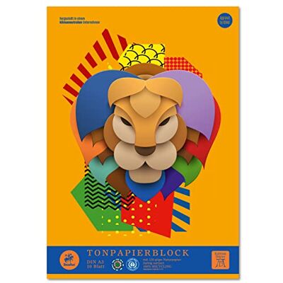 Staufen Edition Dürer Tonpapierblock DIN A3, 10 Blatt, premiumweißes 130g/m² Recyclingpapier, 10 Farben sortiert, 1 Stück Staufen Edition Dürer Tonpapierblock DIN A3, 10 Blatt, premiumweißes 130g/m² Recyclingpapier, 10 Farben sortiert, 1 Stück