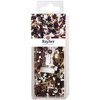 Rayher 14759000 Pailletten-,Glasperlenmix und Draht, 90g Mix u. Draht 50mx0,3mm Rayher 14759000 Pailletten-,Glasperlenmix und Draht, 90g Mix u. Draht 50mx0,3mm