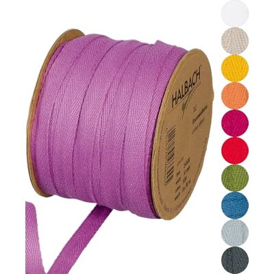 Halbach Baumwollband, 10 mm x 30 m, berry Webband aus 100 % Baumwolle, Meterware zum Basteln, Dekorieren und Nähen Halbach Baumwollband, 10 mm x 30 m, berry Webband aus 100 % Baumwolle, Meterware zum Basteln, Dekorieren und Nähen