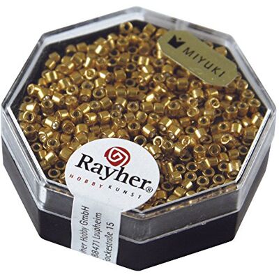 Miyuki Gold Delica-Perlen - 2,2 mm, 4 g, Glas-Perlen - Schmuckherstellung Miyuki Gold Delica-Perlen - 2,2 mm, 4 g, Glas-Perlen - Schmuckherstellung