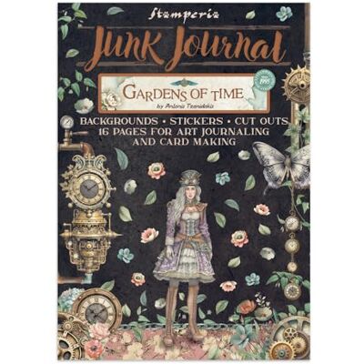 Stamperia Junk Journal Stickers, Cut-Outs, and Backgrounds for Scrapbooks, Albums, Card Making, Bullet Journalling and More, Perfect for Hobbies, Crafts, and Gifting (Gardens of Time) Stamperia Junk Journal Stickers, Cut-Outs, and Backgrounds for Scrapbooks, Albums, Card Making, Bullet Journalling and More, Perfect for Hobbies, Crafts, and Gifting (Gardens of Time)