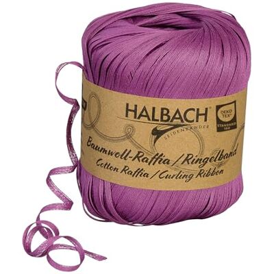 Halbach Seidenbänder Ringelband Breite 4mm Länge 100m Nachhaltiges Geschenkband zum ringeln und einpacken von Geschenken aus 100% Baumwolle Farbe: berry Halbach Seidenbänder Ringelband Breite 4mm Länge 100m Nachhaltiges Geschenkband zum ringeln und einpacken von Geschenken aus 100% Baumwolle Farbe: berry