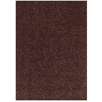SPIRIT Moosgummi glitzer Selbstklebend 10/1, Braun SPIRIT Moosgummi glitzer Selbstklebend 10/1, Braun