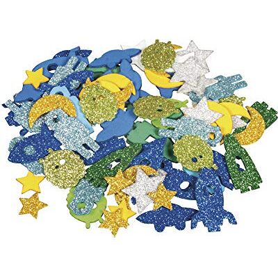 Rayher Modell 30232000 - Weltraum Schaumstoffaufkleber - 80 Stück Rayher Modell 30232000 - Weltraum Schaumstoffaufkleber - 80 Stück