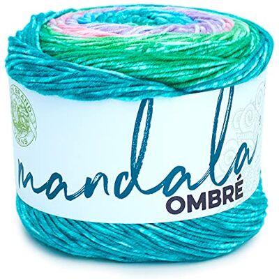 Lion Brand Yarn Company Mandala Ombré-Garn, Balance, ein Knäuel Lion Brand Yarn Company Mandala Ombré-Garn, Balance, ein Knäuel