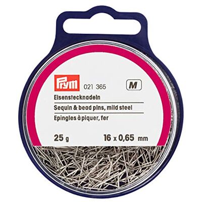Prym 021365 Stecknadeln, 0,65 x 16mm, silberfarbig Prym 021365 Stecknadeln, 0,65 x 16mm, silberfarbig