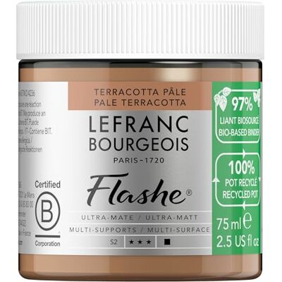 Lefranc Bourgeois Flashe Acryl- & Vinylfarbe Pale Terracotta 75ml 301981 Acryl- & Vinylfarbe Pale Terracotta 75 ml mit hoher Deckkraft und ultramattem Finish Lefranc Bourgeois Flashe Acryl- & Vinylfarbe Pale Terracotta 75ml 301981 Acryl- & Vinylfarbe Pale Terracotta 75 ml mit hoher Deckkraft und ultramattem Finish
