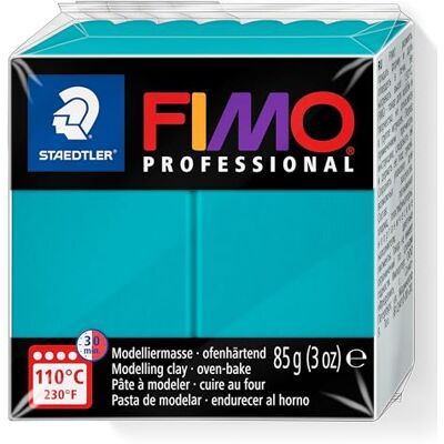 Staedtler 8004-32 Fimo Professional Normalblock, 85 g, türkis Staedtler 8004-32 Fimo Professional Normalblock, 85 g, türkis