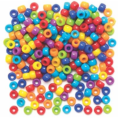 Baker Ross Perlen Bastelpackung, Kunsthandwerk und Schmuckherstellung (Packung mit 800 Stück) Baker Ross Perlen Bastelpackung, Kunsthandwerk und Schmuckherstellung (Packung mit 800 Stück)