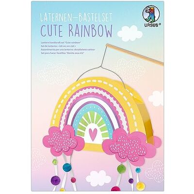 Ursus 18810099F Laternen Bastelset, Cute Rainbow, ca. 21,8 x 31 x 10,3 cm, Mittel Ursus 18810099F Laternen Bastelset, Cute Rainbow, ca. 21,8 x 31 x 10,3 cm, Mittel