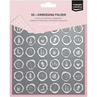 Creative 3D Prägeschablonen Papiersiegel von 15 x 15 cm Bastelbedarf für Grüßkarten Bastelzubehör für DIY, Karten Basteln, Journaling und Scrapbooking Creative 3D Prägeschablonen Papiersiegel von 15 x 15 cm Bastelbedarf für Grüßkarten Bastelzubehör für DIY, Karten Basteln, Journaling und Scrapbooking