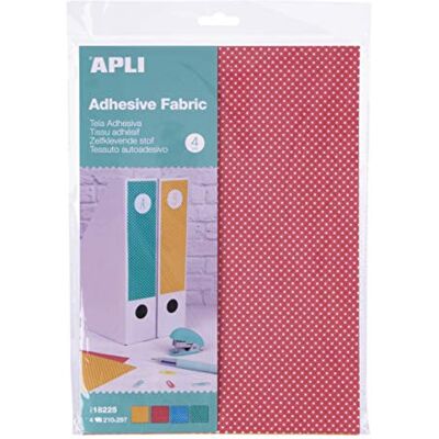 APLI Kids 18225 Klebefolie, bunt, A4, 4 Blatt APLI Kids 18225 Klebefolie, bunt, A4, 4 Blatt