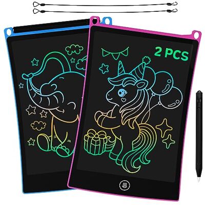 GUYUCOM 2 Stück Zeichenbrett 8,5 Zoll Kinder Spielzeug ab 2 3 4 5 6 Jahre alt Junge Mädchen,Schreibtafel Maltafel Geschenke Kinderspielzeug zum Geburtstag, zu Weihnachten, zum Schulanfang GUYUCOM 2 Stück Zeichenbrett 8,5 Zoll Kinder Spielzeug ab 2 3 4 5 6 Jahre alt Junge Mädchen,Schreibtafel Maltafel Geschenke Kinderspielzeug zum Geburtstag, zu Weihnachten, zum Schulanfang