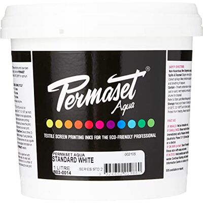 Permaset Aqua Tinte für Leinwanddruck weiß 1 Liter Permaset Aqua Tinte für Leinwanddruck weiß 1 Liter
