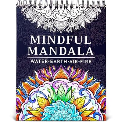 RYVE Malbuch für Erwachsene 50 einzigartige Mandalas zur Entspannung und Stressabbau Erwachsenen-Malbuch mit Spiralbindung, Mandala-Malbücher für Erwachsene RYVE Malbuch für Erwachsene 50 einzigartige Mandalas zur Entspannung und Stressabbau Erwachsenen-Malbuch mit Spiralbindung, Mandala-Malbücher für Erwachsene
