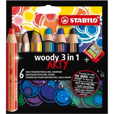 Stabilo Woody 3 in 1 Arty Mehrfarbige Buntstifte Stabilo Woody 3 in 1 Arty Mehrfarbige Buntstifte