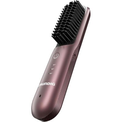 Grundig HB 6450 kabellose Glättbürste, Ionic, Violett Grundig HB 6450 kabellose Glättbürste, Ionic, Violett