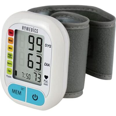Homedics House of Marley Handgelenk-Blutdruckmessgerät Bluetooth für digitale Blutdruckmessung und Pulsfrequenzmessung/Herzfrequenzmessung, Enthält ein großes Display mit 60 Speichern & Warnfunktion Homedics House of Marley Handgelenk-Blutdruckmessgerät Bluetooth für digitale Blutdruckmessung und Pulsfrequenzmessung/Herzfrequenzmessung, Enthält ein großes Display mit 60 Speichern & Warnfunktion