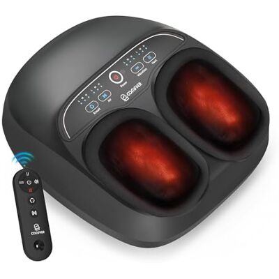 COMFIER Fußmassagegerät mit Wärme, Fussmassagegerät Elektrisch, Tiefenknet Shiatsu fußmassage für Plantarfasziitis & Neuropathie, Geschenke für Frauen, Männer, Bis Schuhgröße 47 COMFIER Fußmassagegerät mit Wärme, Fussmassagegerät Elektrisch, Tiefenknet Shiatsu fußmassage für Plantarfasziitis & Neuropathie, Geschenke für Frauen, Männer, Bis Schuhgröße 47