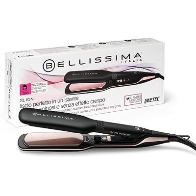 BELLISSIMA XL ION, Haarglätter, breites Glätteisen, Ionisator, konstante Hitze, Keramik- und Keratinbeschichtung, 5 Temperaturen von 150 bis 230°C, Schnellaufheizung, 1.8 m Kabel BELLISSIMA XL ION, Haarglätter, breites Glätteisen, Ionisator, konstante Hitze, Keramik- und Keratinbeschichtung, 5 Temperaturen von 150 bis 230°C, Schnellaufheizung, 1.8 m Kabel