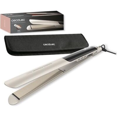 Cecotec Schmales Glätteisen mit Kabel Lisse NanoSilk Essence Champagne Cecotec Schmales Glätteisen mit Kabel Lisse NanoSilk Essence Champagne