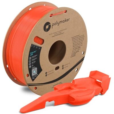 Polymaker Neon ABS Filament 1,75 mm, Neon Orange ABS 3D-Drucker-Filament 1,75 mm hitzebeständig 1 kg – UV-reaktives ABS-3D-Druck-Filament 1,75 mm, stark und langlebig, Maßgenauigkeit +/- 0,03 mm Polymaker Neon ABS Filament 1,75 mm, Neon Orange ABS 3D-Drucker-Filament 1,75 mm hitzebeständig 1 kg – UV-reaktives ABS-3D-Druck-Filament 1,75 mm, stark und langlebig, Maßgenauigkeit +/- 0,03 mm