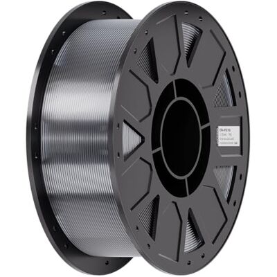Creality Ender PETG 3D-Drucker-Filament 1,75 mm 1 kg (2,2 lbs), hohe Präzision, hohe Zähigkeit, geruchlos, bessere Fließfähigkeit, feuchtigkeitsbeständiges 3D-Druck-Ender-PETG-Filament,Transparent Creality Ender PETG 3D-Drucker-Filament 1,75 mm 1 kg (2,2 lbs), hohe Präzision, hohe Zähigkeit, geruchlos, bessere Fließfähigkeit, feuchtigkeitsbeständiges 3D-Druck-Ender-PETG-Filament,Transparent