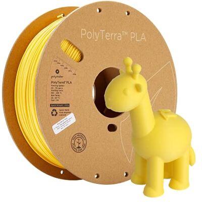 Polymaker PolyTerra PLA Savannah Gelb 1.75mm 1kg Polymaker PolyTerra PLA Savannah Gelb 1.75mm 1kg