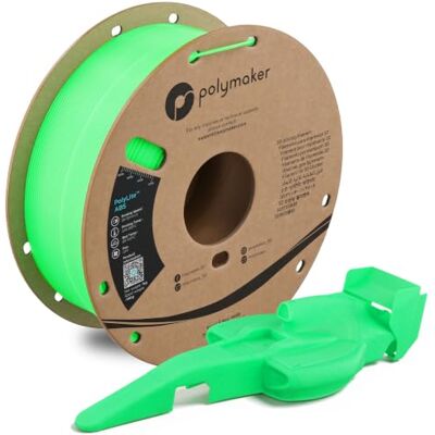 Polymaker Neonfarbenes ABS-Filament 1,75 mm, Neongrün, Hitzebeständig, 1 kg UV-reaktives 3D-Druck-Filament, Stark und Langlebig Polymaker Neonfarbenes ABS-Filament 1,75 mm, Neongrün, Hitzebeständig, 1 kg UV-reaktives 3D-Druck-Filament, Stark und Langlebig