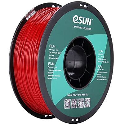 eSUN PLAPlus Filament, Feuerwehrauto rot, 1,55 kg eSUN PLAPlus Filament, Feuerwehrauto rot, 1,55 kg