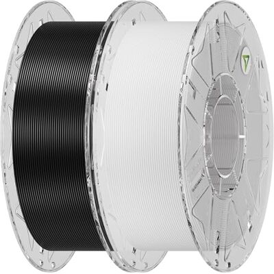 Creality Hyper PLA RFID-Filament, 1,75 mm, 600 mm/s, hohe Geschwindigkeit, hohe Präzision und Zähigkeit, 15 Farben, glatter 3D-Druck (Schwarzweiß) Creality Hyper PLA RFID-Filament, 1,75 mm, 600 mm/s, hohe Geschwindigkeit, hohe Präzision und Zähigkeit, 15 Farben, glatter 3D-Druck (Schwarzweiß)