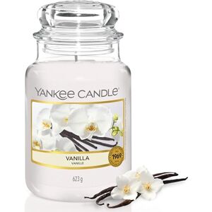 Yankee Candle Duftkerze im Glas (groß) Vanilla Kerze mit langer Brenndauer bis zu 150 Stunden Perfekte Geschenke für Frauen Yankee Candle Duftkerze im Glas (groß) Vanilla Kerze mit langer Brenndauer bis zu 150 Stunden Perfekte Geschenke für Frauen